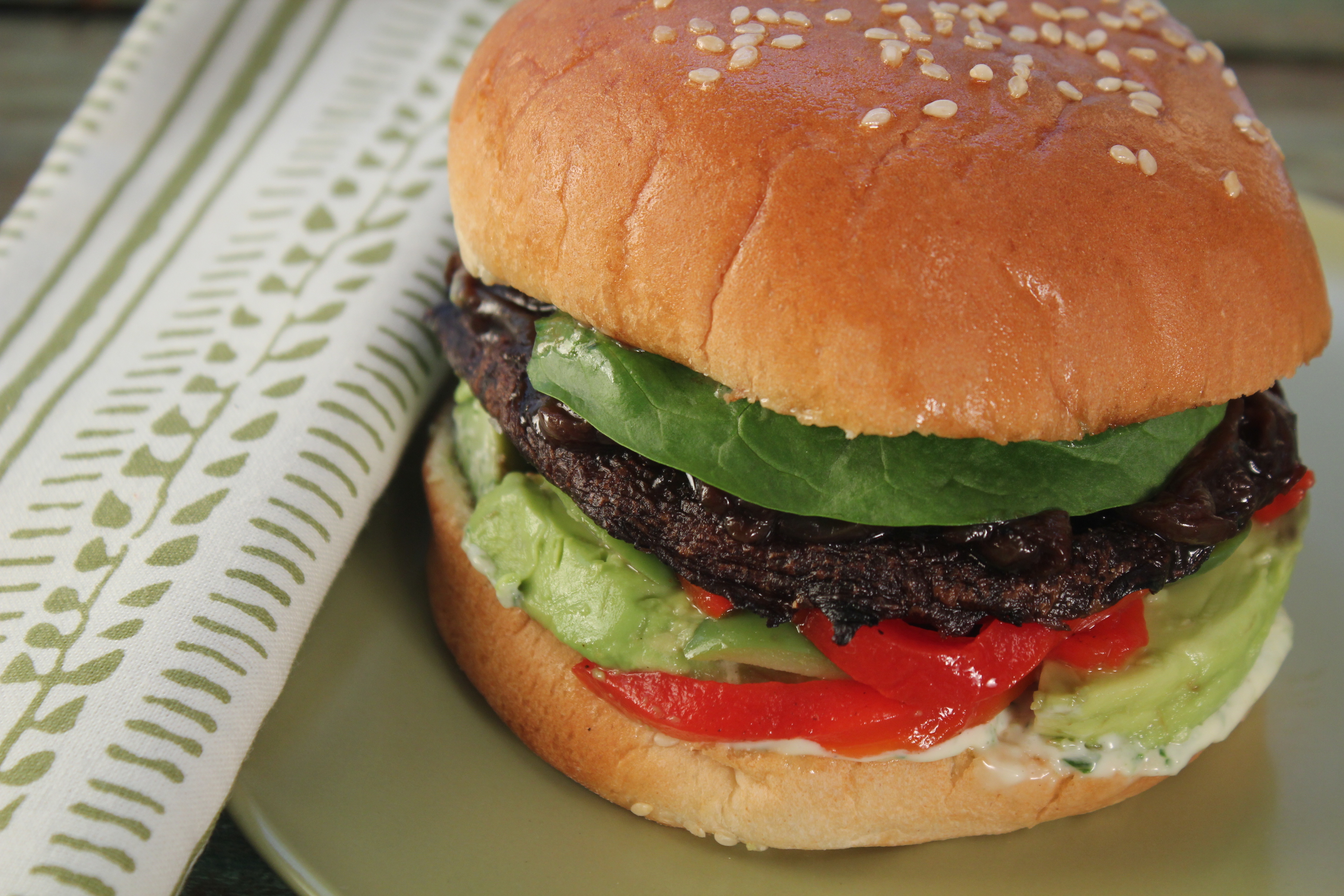 The VeggiePortobello Burger